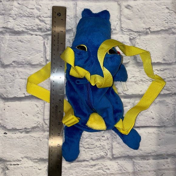 Chupa Chups Plush crocodile backpack zipper bag - Picture 5 of 5